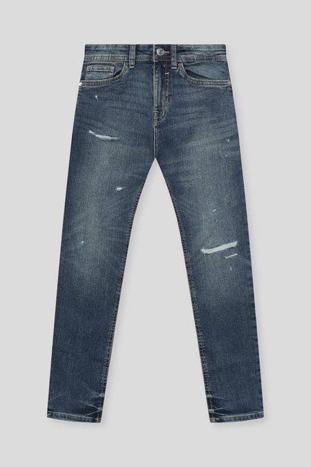 Джинсы с эффектом потертости Republic of Denim