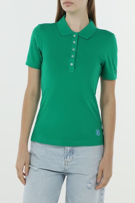 Поло хлопковое Tommy Hilfiger