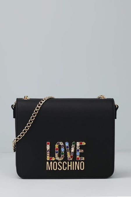 Сумка кросс-боди с логотипом Rhinestone Love Moschino