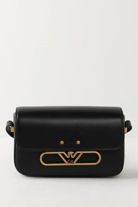 Сумка хобо кожаная EMPORIO ARMANI