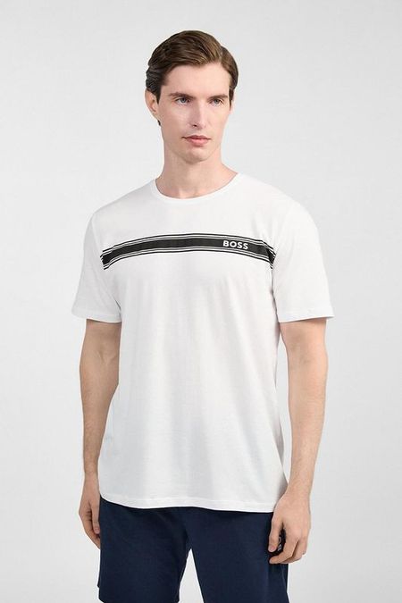 Футболка пижамная из хлопка с логотипом BOSS