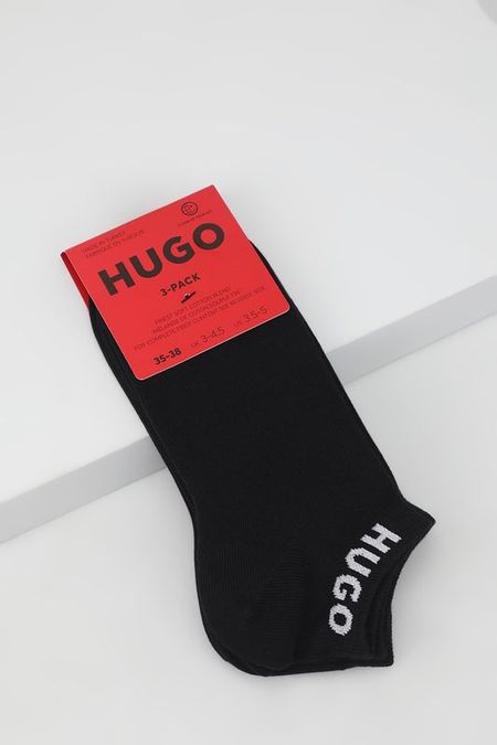 Набор из 3 пар хлопковых коротких носков HUGO