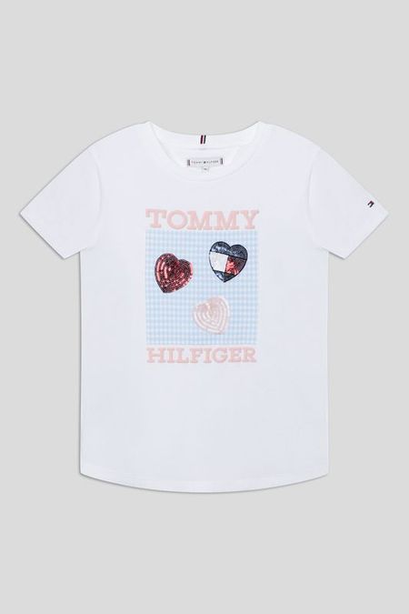 Футболка хлопковая с принтом Tommy Hilfiger