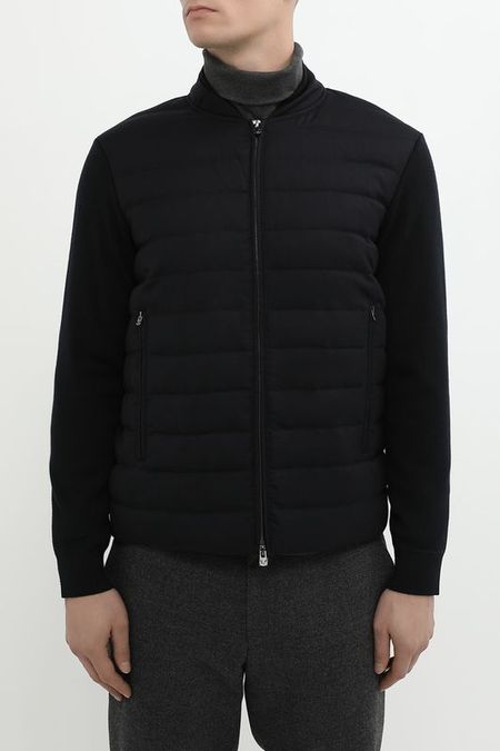 Куртка комбинированная с добавлением шерсти EMPORIO ARMANI