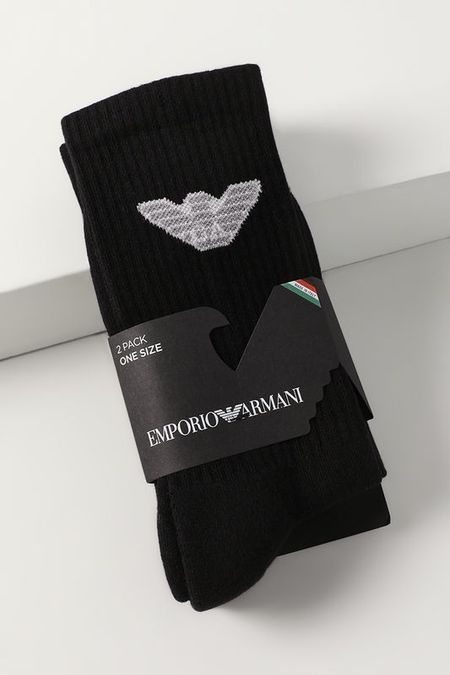 Набор из 2 пар хлопковых классических носков EMPORIO ARMANI