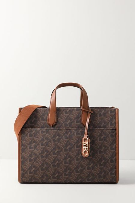 Сумка шоппер с принтом из монограмм Gigi Michael Michael Kors