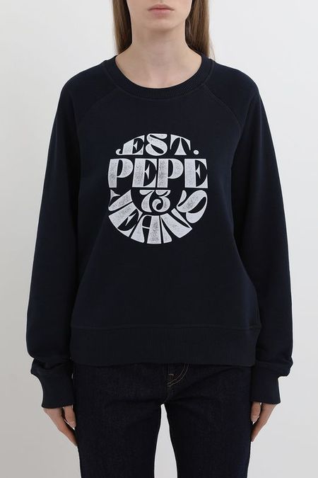 Свитшот хлопковый с принтом PEPE JEANS
