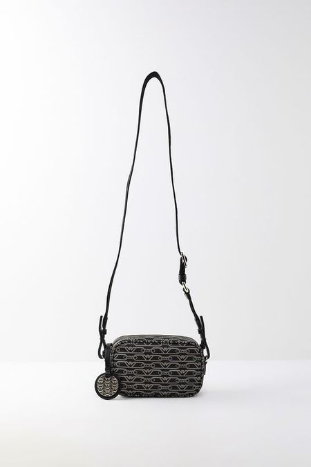 Сумка кросс-боди с монограммой логотипа EMPORIO ARMANI