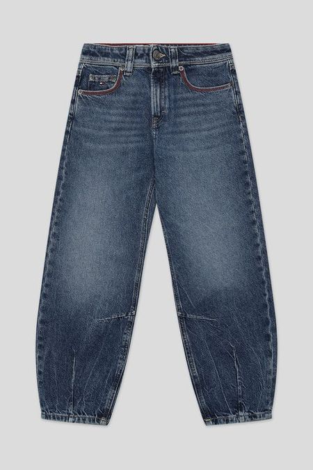 Джинсы с эффектом потертости Tommy Hilfiger