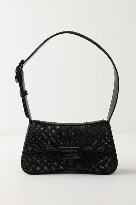 Сумка хобо со стразами EMPORIO ARMANI