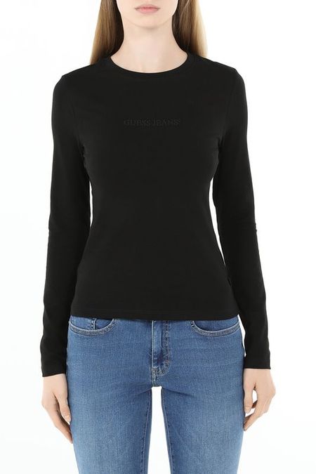 Лонгслив хлопковый Guess Jeans