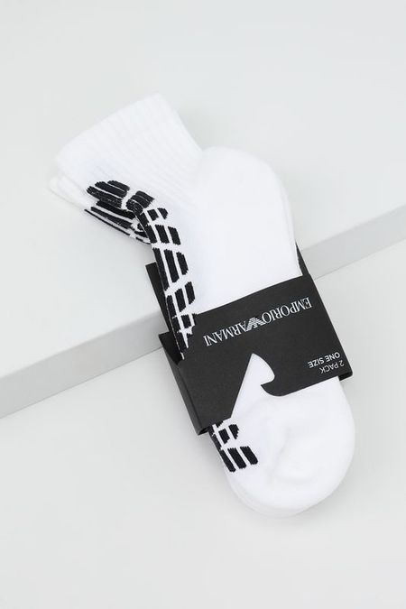 Набор из 2 пар хлопковых укороченных носков EMPORIO ARMANI