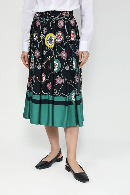 Юбка из вискозы с принтом Auranna