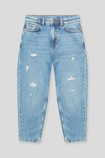 Джинсы с эффектом потертости Republic of Denim