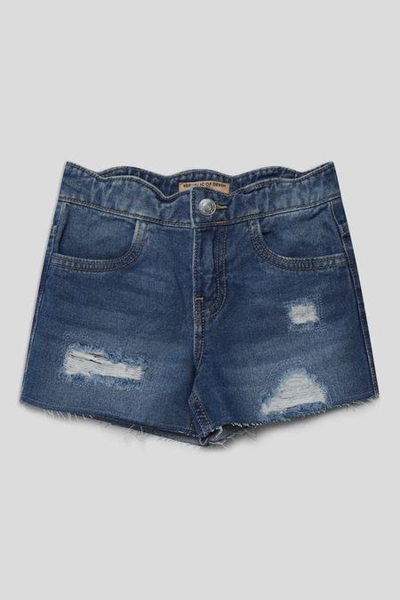 Шорты джинсовые с фигурный поясом Republic of Denim