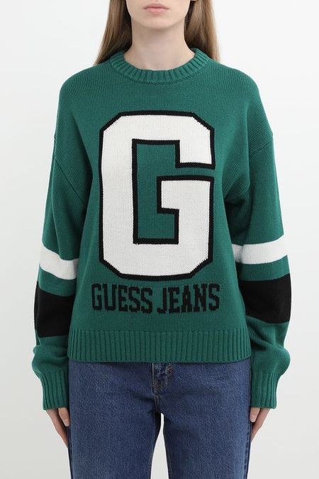 Джемпер с добавлением шерсти и логотипом Guess Jeans
