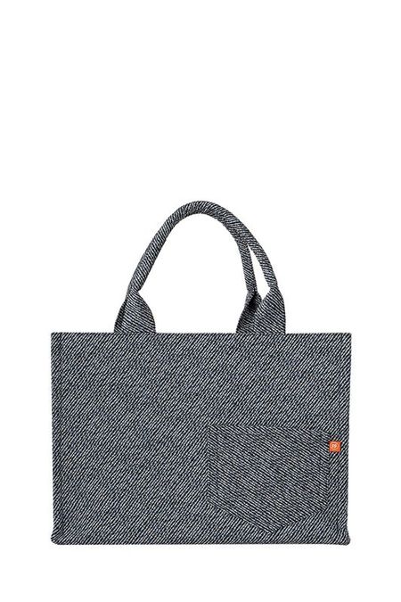 Сумка шоппер из жаккарда Denim Pepfer