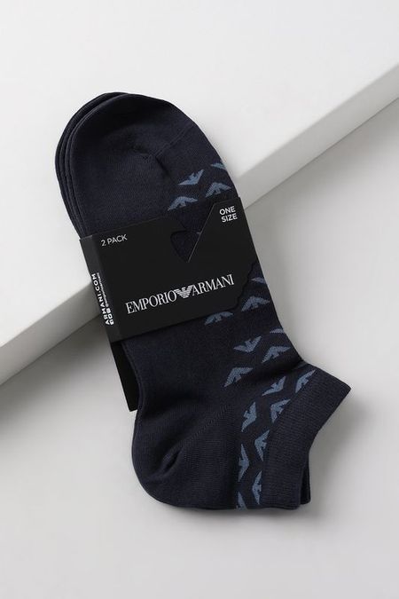Набор из 2 пар хлопковых носков EMPORIO ARMANI