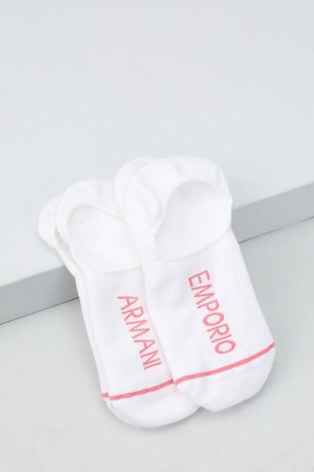 Набор из 2 пар хлопковых подследников EMPORIO ARMANI