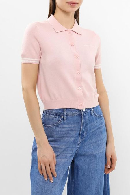 Поло вязаное на пуговицах Guess Jeans