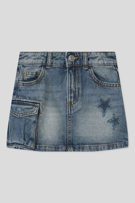 Юбка джинсовая с эффектом потертости Republic of Denim
