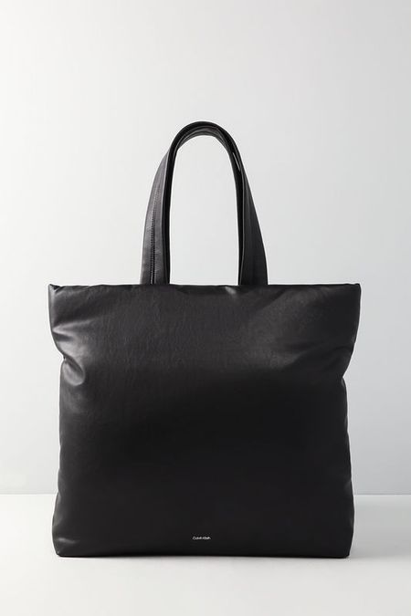 Сумка шоппер с логотипом бренда Puffed Calvin Klein