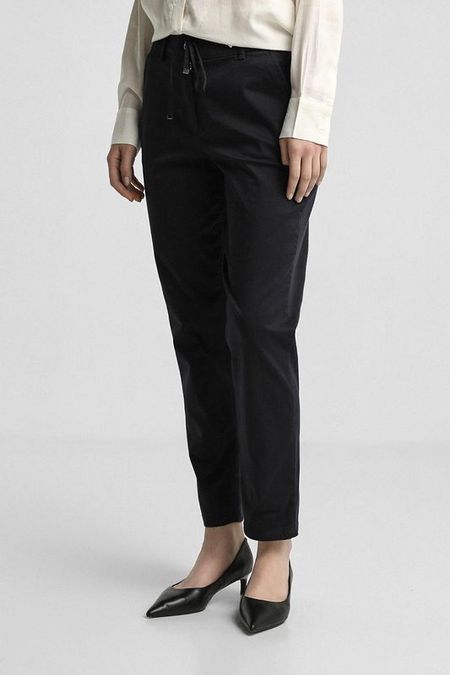 Брюки хлопковые зауженного кроя Gerry Weber
