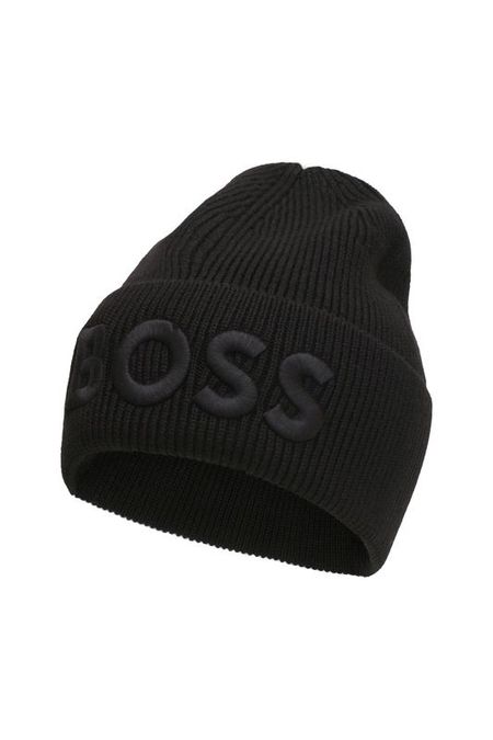 Шапка-бини из смесовой шерсти BOSS