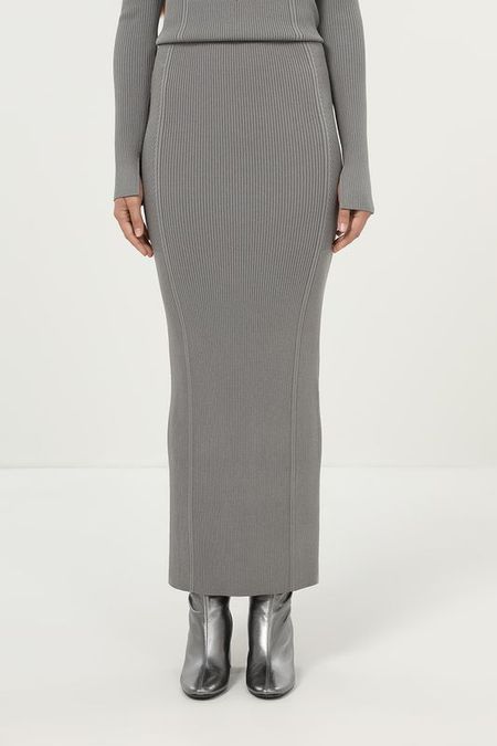Юбка трикотажная в рубчик Calvin Klein
