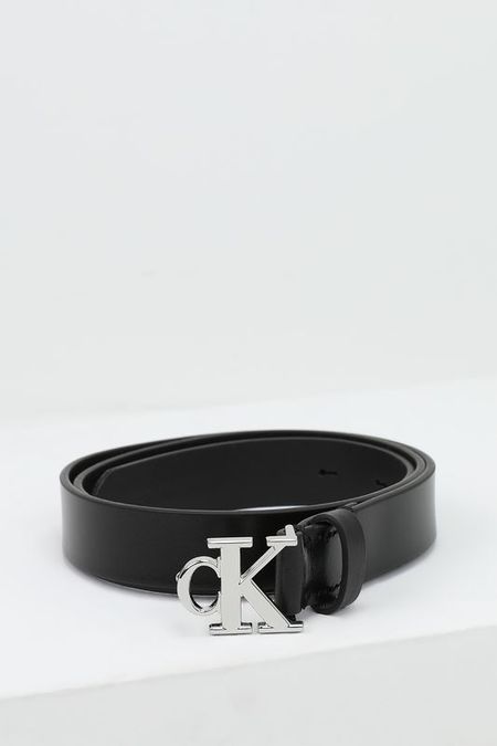 Ремень кожаный с логотипом Calvin Klein Jeans