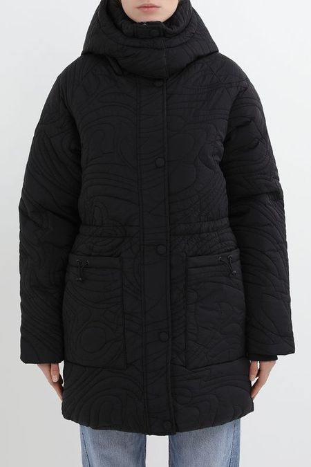 Куртка утепленная стеганая с капюшоном Desigual