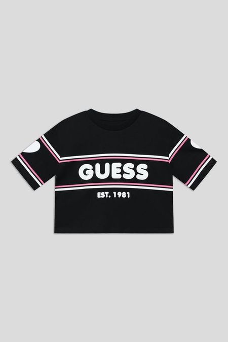 Футболка хлопковая с принтом Guess