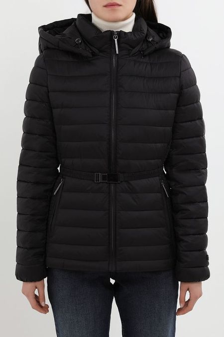Куртка утепленная с капюшоном и эластичным поясом Calvin Klein