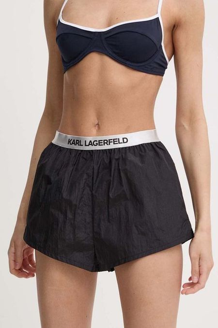 Пляжные шорты с логотипом на поясе Karl Lagerfeld