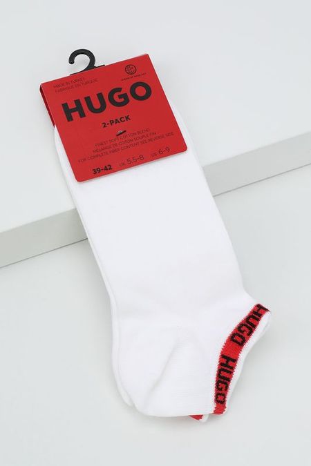 Набор из 2 пар хлопковых укороченных носков HUGO