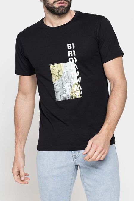 Футболка хлопковая с принтом Carrera Jeans