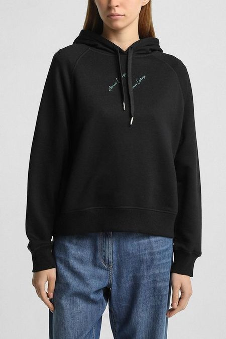 Худи хлопковое Armani Exchange