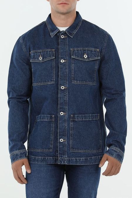 Куртка джинсовая с накладными карманами PEPE JEANS