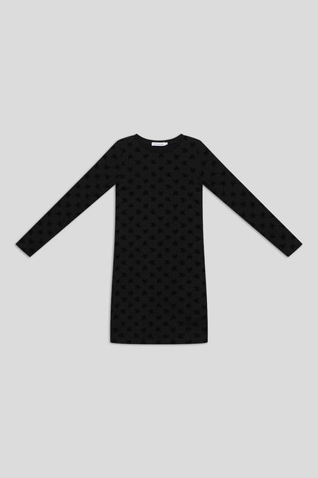 Платье хлопковое с принтом Calvin Klein Jeans