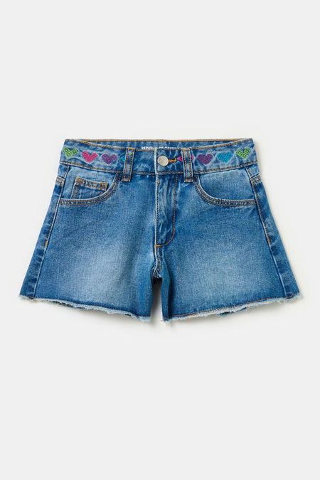 Шорты джинсовые с вышивкой Republic of Denim