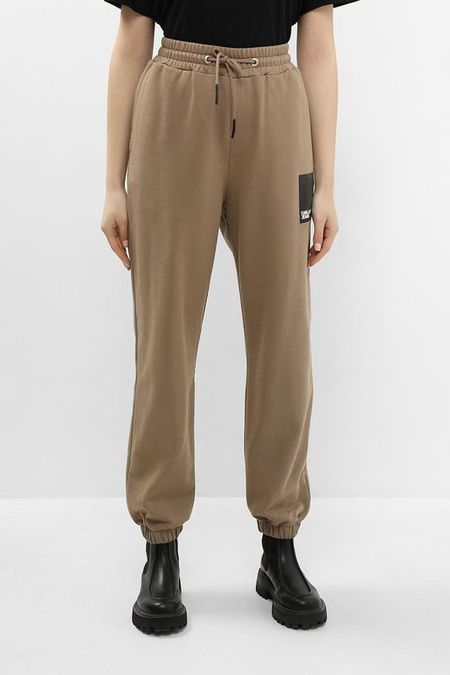 Джоггеры хлопковые на кулиске Karl Lagerfeld Jeans