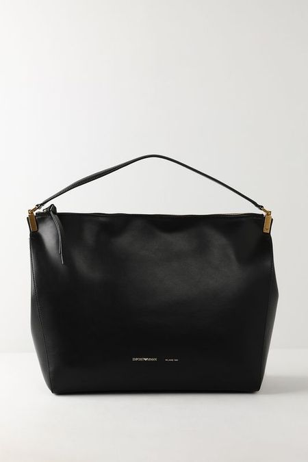 Сумка хобо кожаная EMPORIO ARMANI