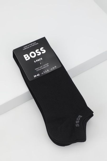 Набор из 5 пар коротких хлопковых носков BOSS