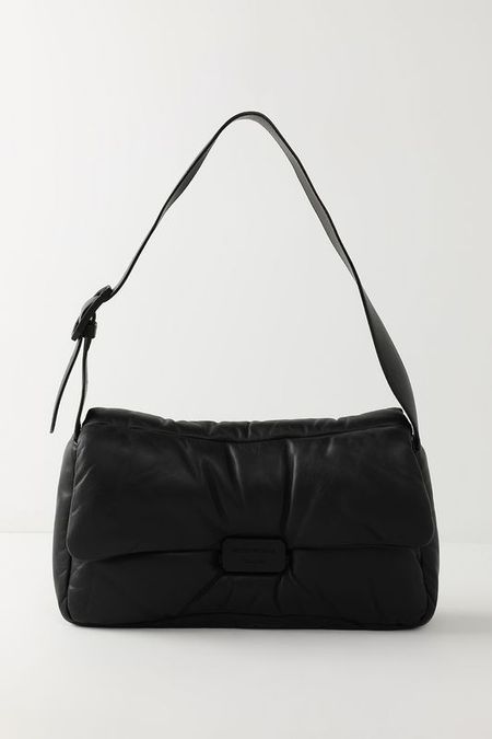 Сумка хобо кожаная EMPORIO ARMANI