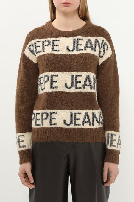 Джемпер в полоску с логотипом PEPE JEANS
