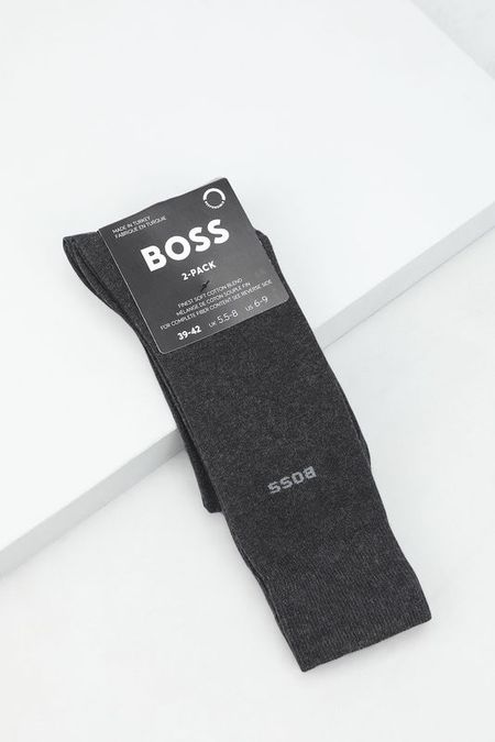 Набор из 2 пар хлопковых классических носков BOSS