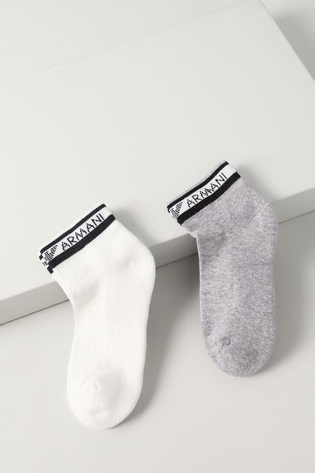 Набор из 2 пар хлопковых укороченных носков EMPORIO ARMANI