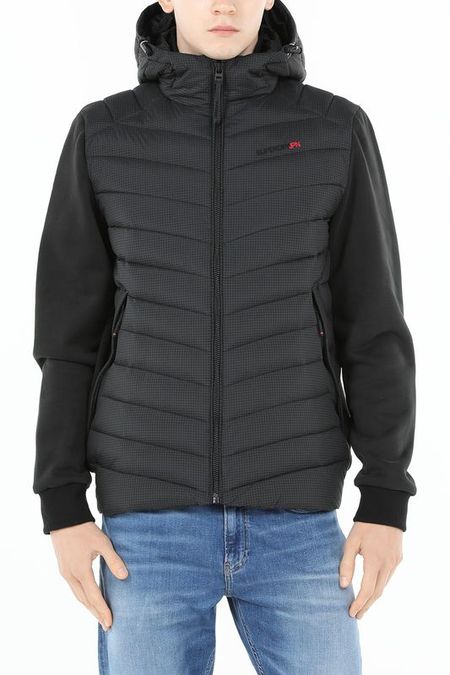 Куртка на молнии комбинированная Superdry