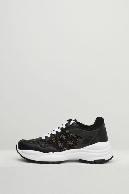 Кроссовки комбинированные с логотипом Guess
