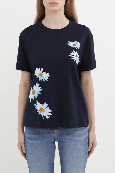 Футболка хлопковая с принтом Esprit Casual